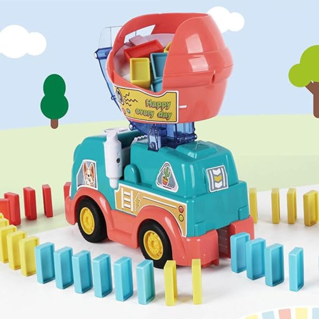 Montessori Domino Lkw Spielzeug