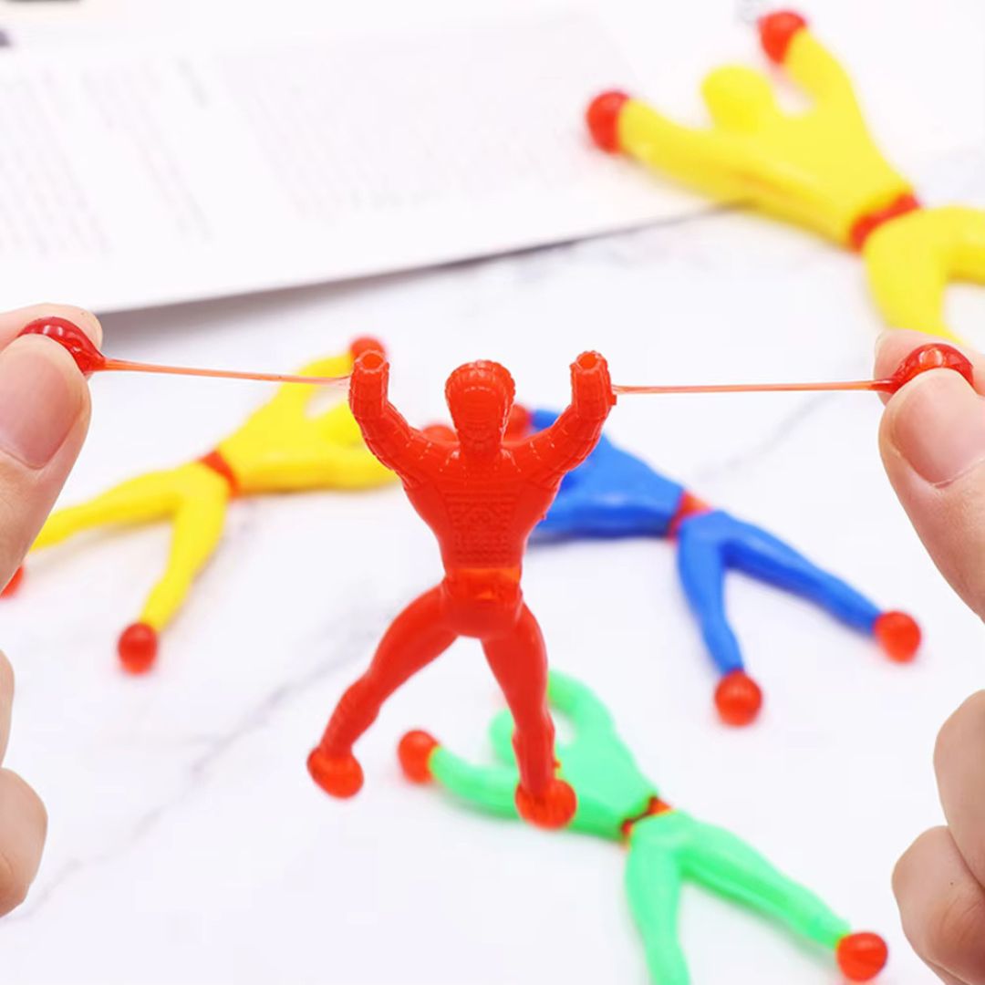 Klebrige Klettermännchen Spielzeug für Kinder – 10er Set zum Klettern und Spielen