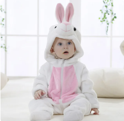 Niedlicher Tier-Motiv Babystrampler