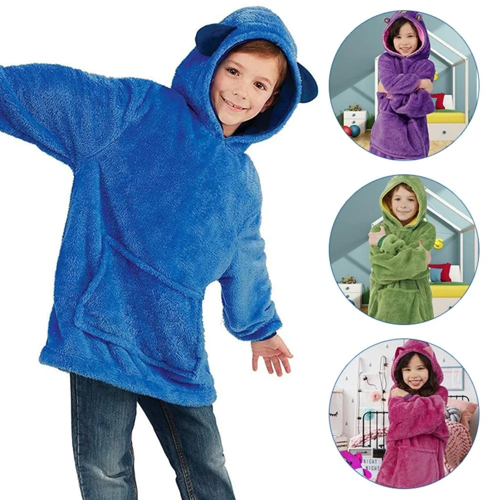 Kuscheliger Hoodie-Decke – Warm und Praktisch für Alle