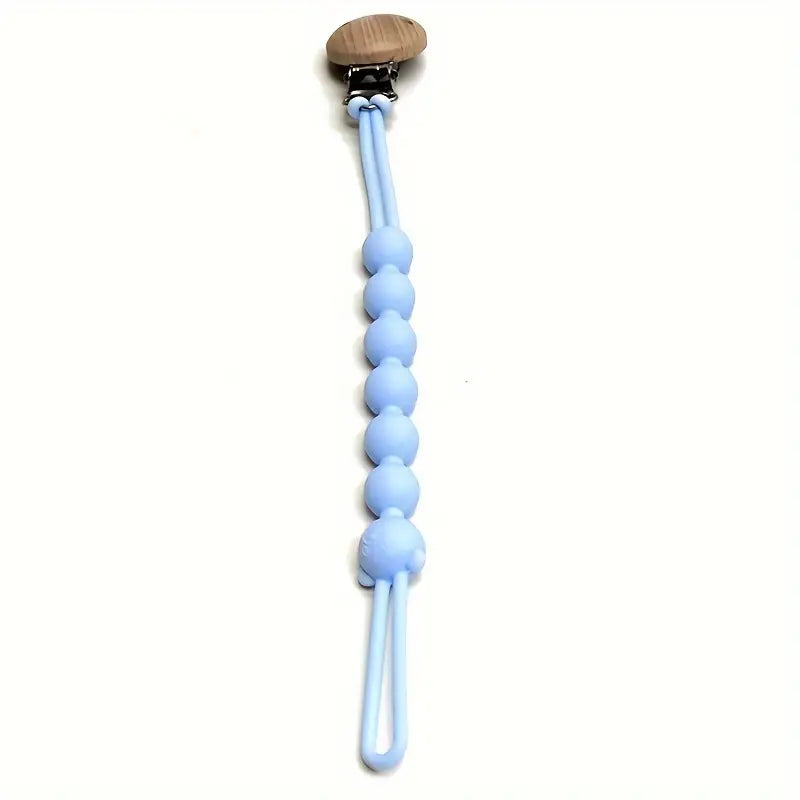 Bärchen Schnullerkette mit Sicherheitsclip für Babys