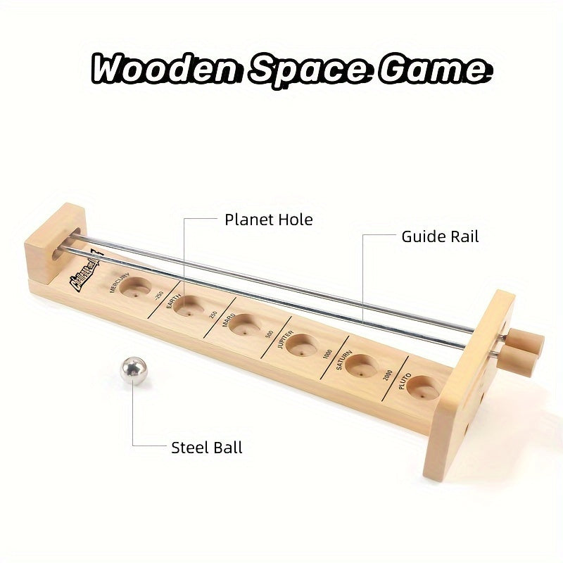 Historisches Holzstab-Spiel mit Ball