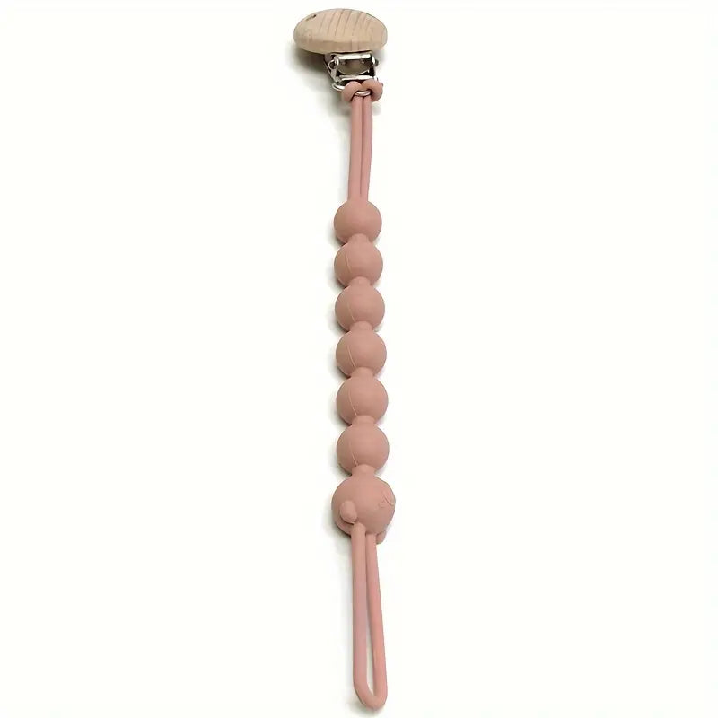 Bärchen Schnullerkette mit Sicherheitsclip für Babys