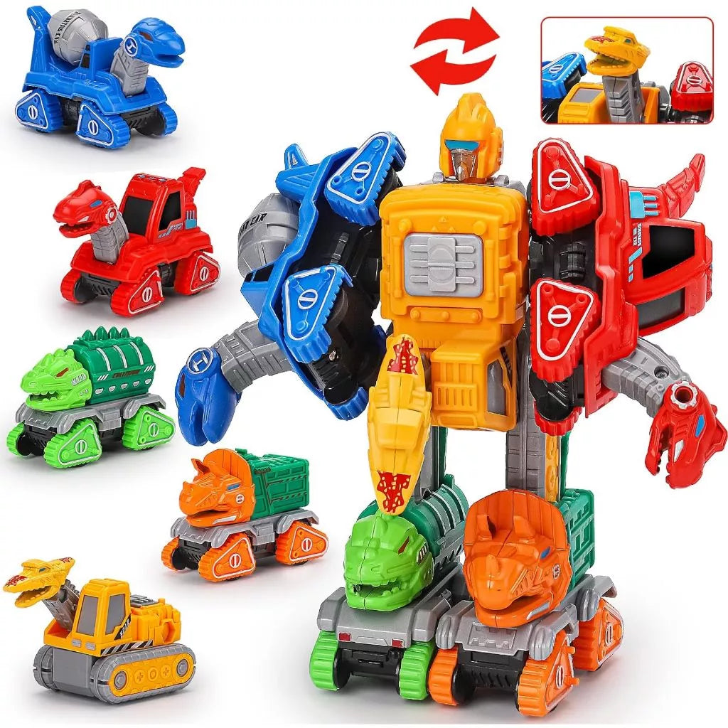 5-in-1 Transformer Auto Spielzeug Set