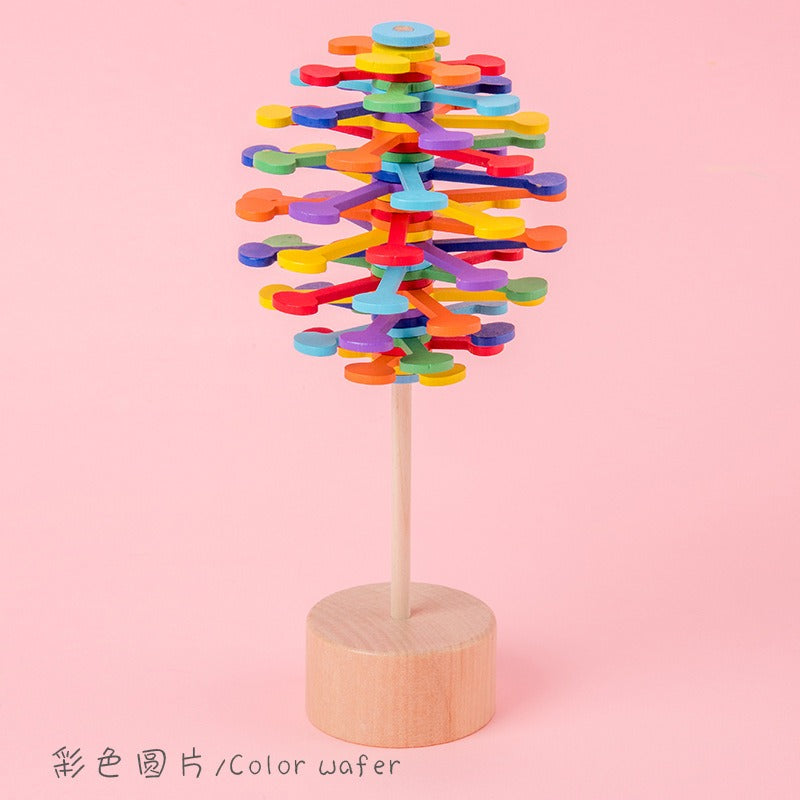 Stressfreier Drehspaß – Beruhigendes Lollipop-Spielzeug