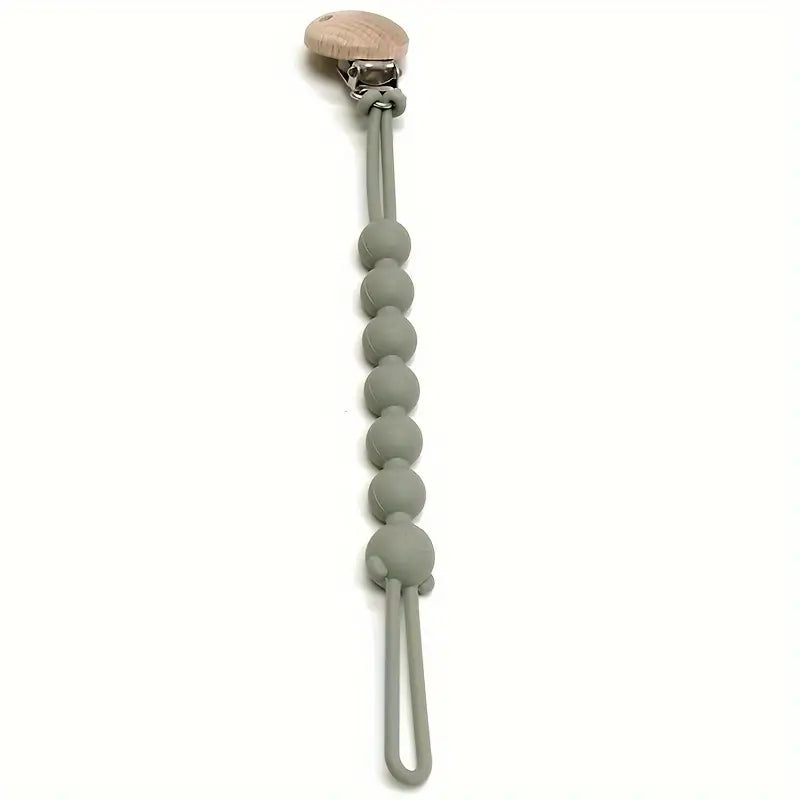 Bärchen Schnullerkette mit Sicherheitsclip für Babys