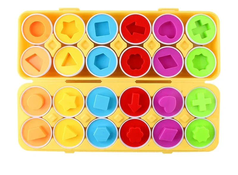 Buntes Lern-Eier-Set für Kinder