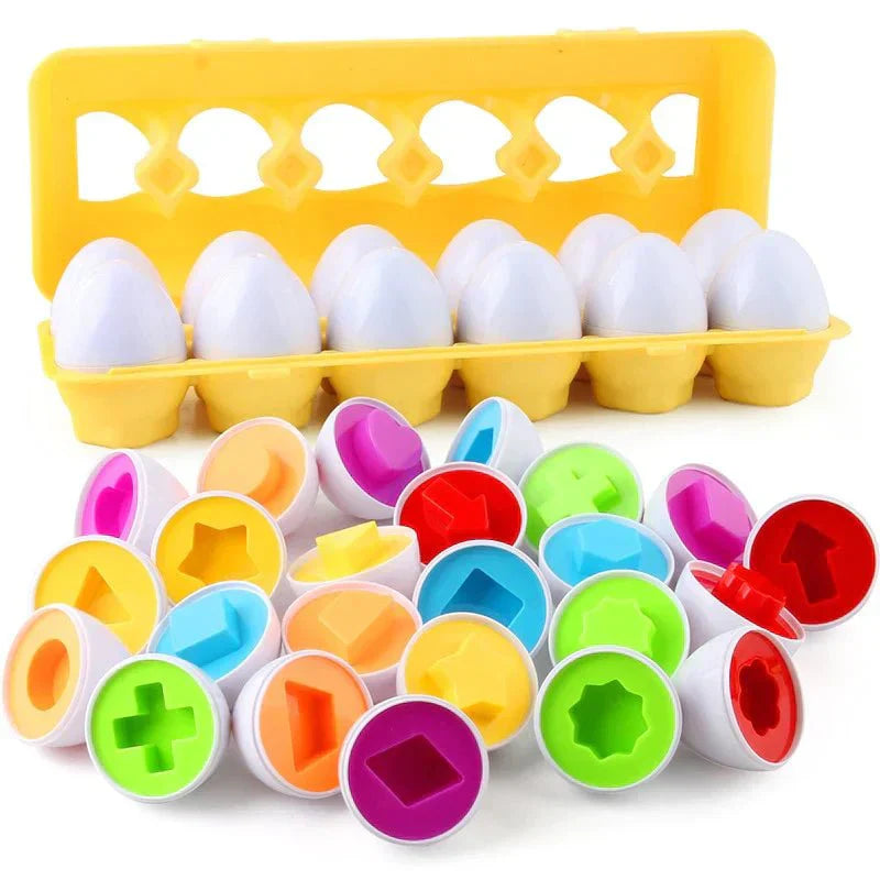 Buntes Lern-Eier-Set für Kinder