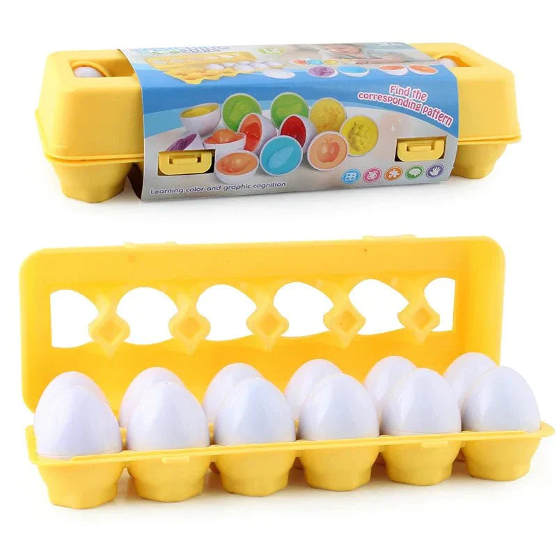 Buntes Lern-Eier-Set für Kinder