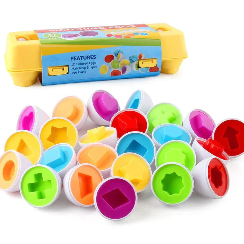 Buntes Lern-Eier-Set für Kinder