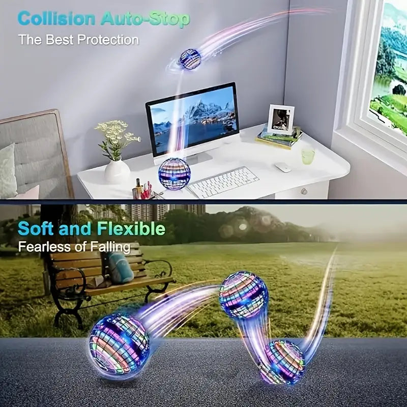 Magischer LED-Hoverball – Leuchtender Flugball für Spaß und Action