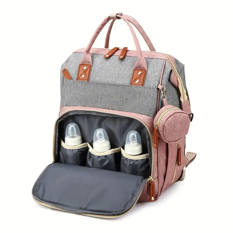 2in1 Baby Rucksack mit integriertem Wickelplatz