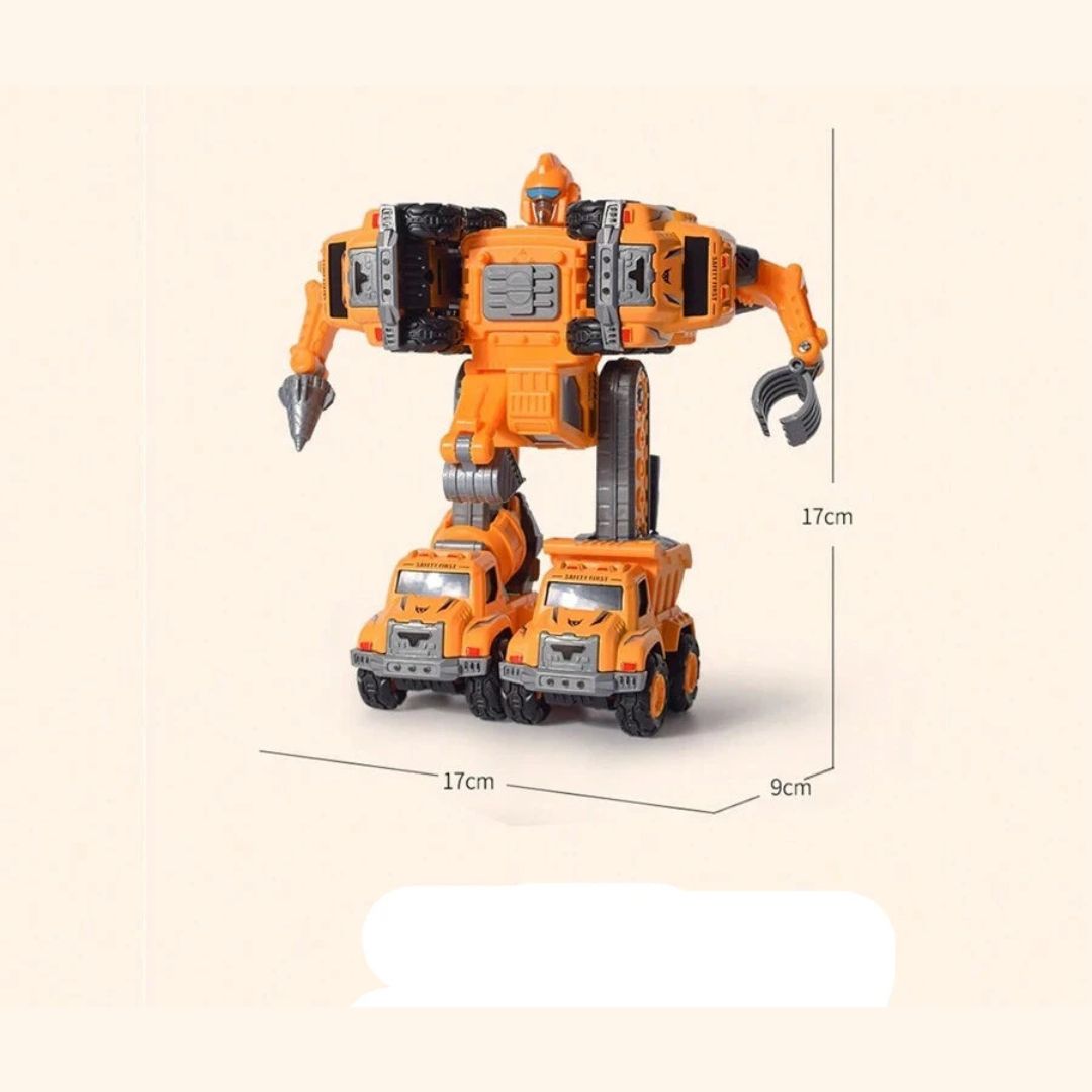 5-in-1 Transformer Auto Spielzeug Set