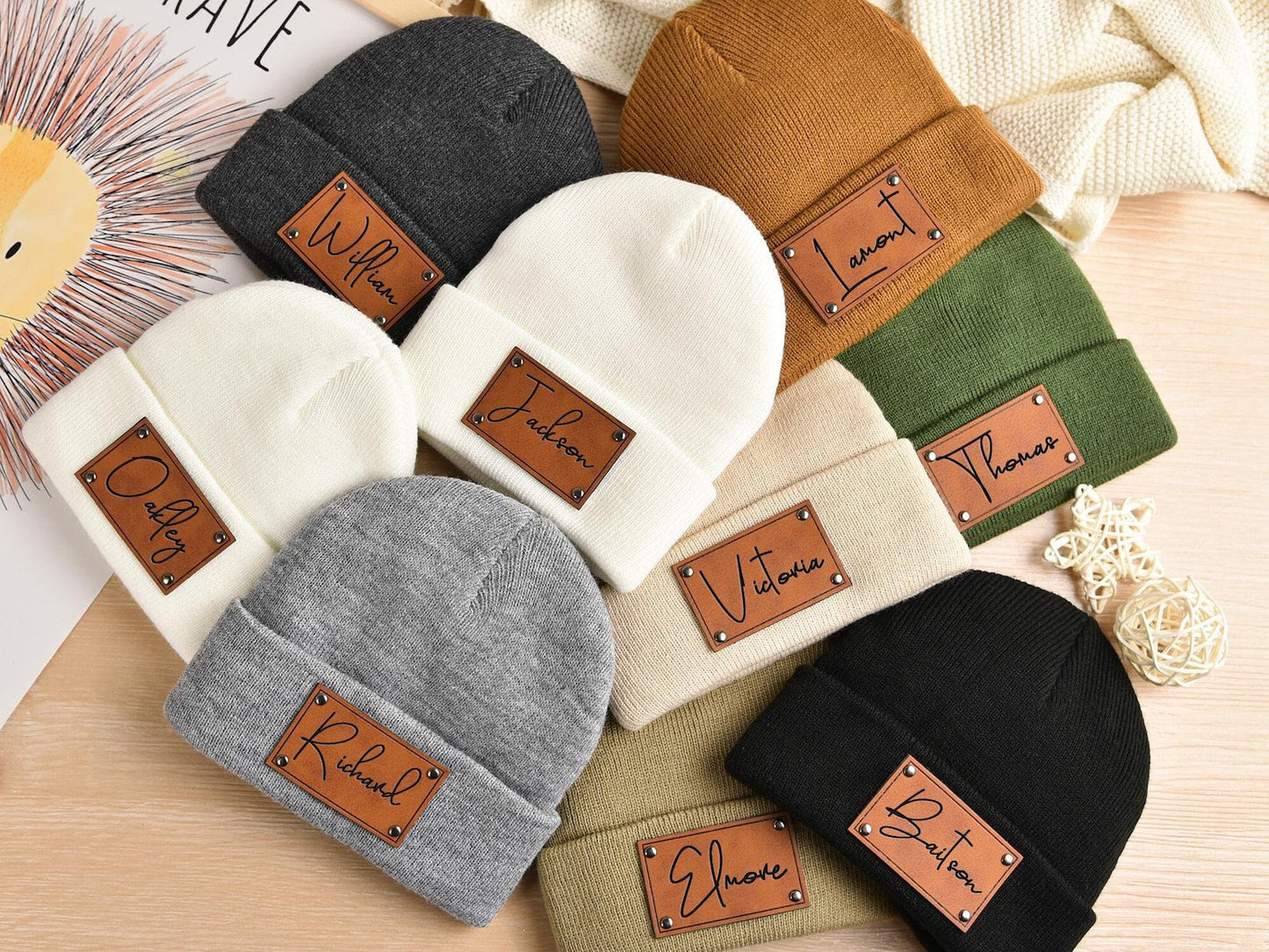 Persönliche Beanie-Mütze – Mit individueller Bestickung