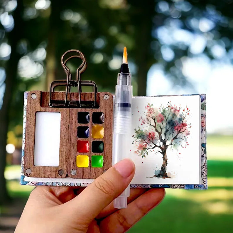 Kreativ-Set für unterwegs – Mini Malset