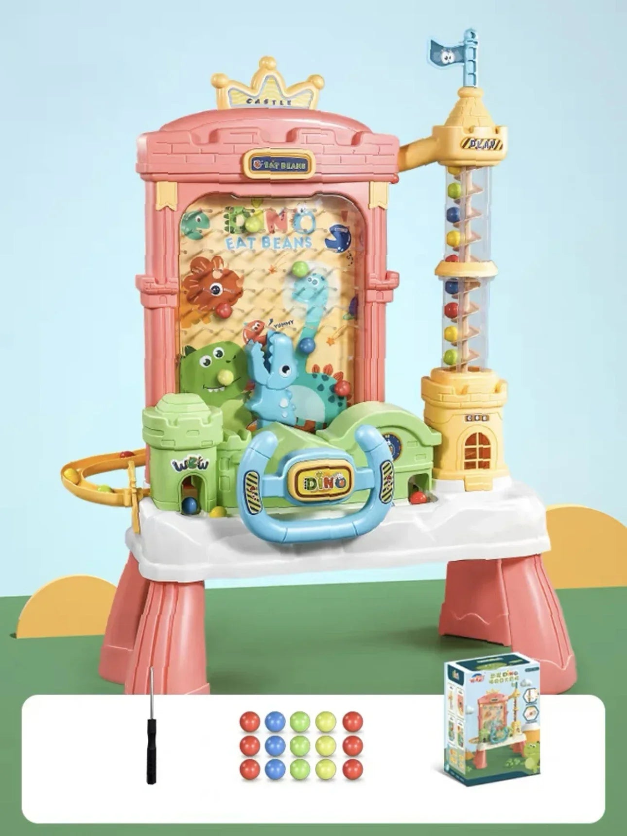Elektrisches Dino-Kugellabyrinth – Interaktives Spielzeug für Kinder