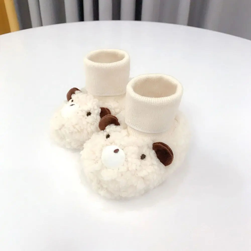 Niedliche Bären-Babyschuhe für warme Füßchen