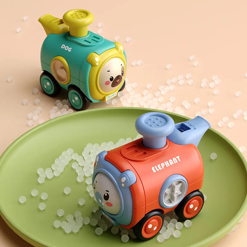 Spaßige Eisenbahn mit Pfeifgeräuschen – Interaktives Spielzeug für Kinder