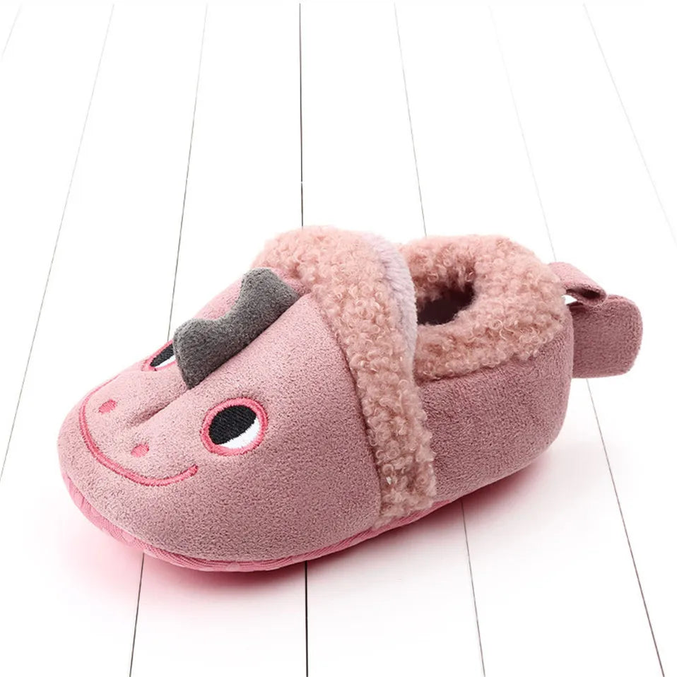 Rutschfeste Sohlen – Warme Kleinkind-Hausschuhe mit süßem Tierdesign