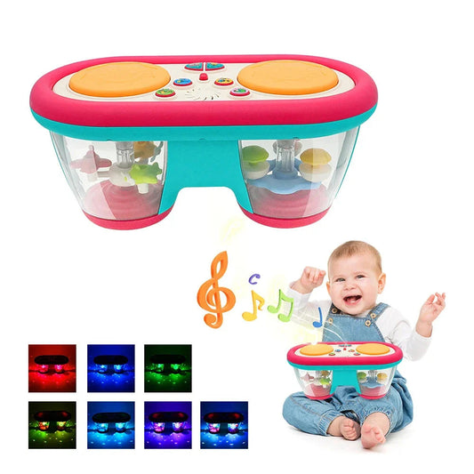 Baby-Trommel-Set mit Licht und Musik – Rhythmus-Spaß für Kleinkinder