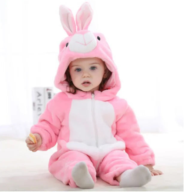 Niedlicher Tier-Motiv Babystrampler