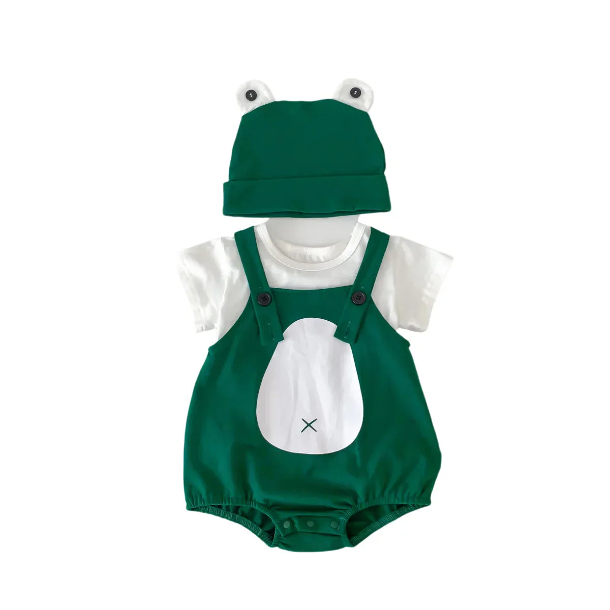 Kuscheliger Frosch-Babyanzug – Sanft und bequem