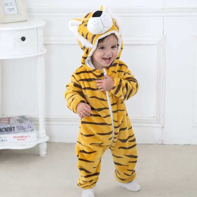 Niedlicher Tier-Motiv Babystrampler