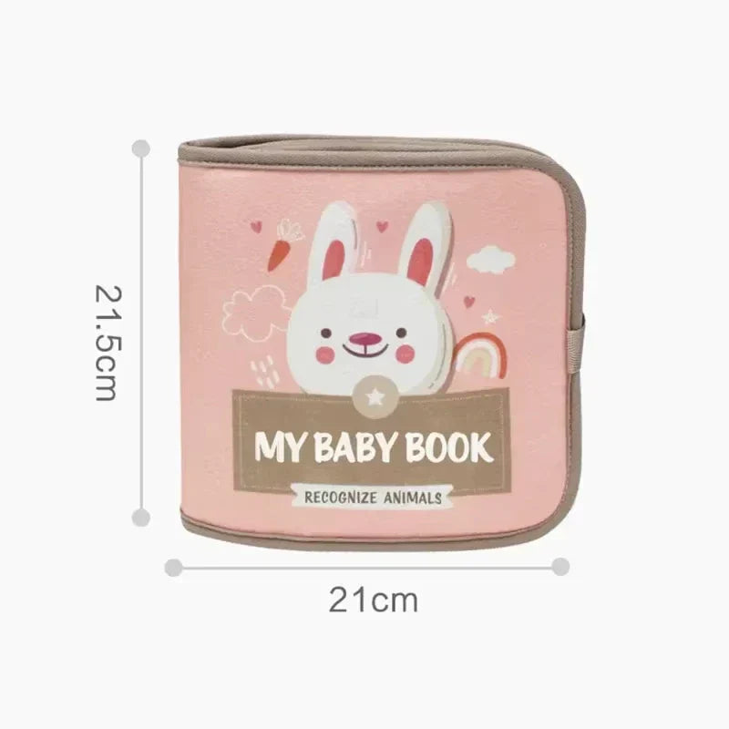 Interaktives Fühlbuch für Babys – Weiches Lernbuch zur Förderung der Sinne