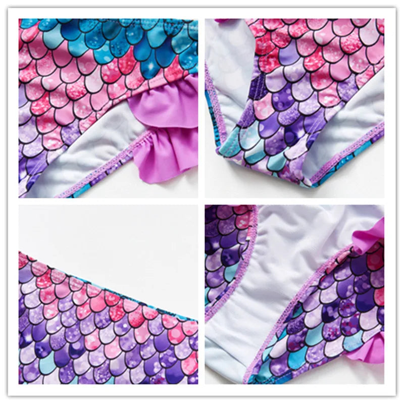Meerjungfrauen Bikini Set – Glitzernder Schwimmspaß für Kinder