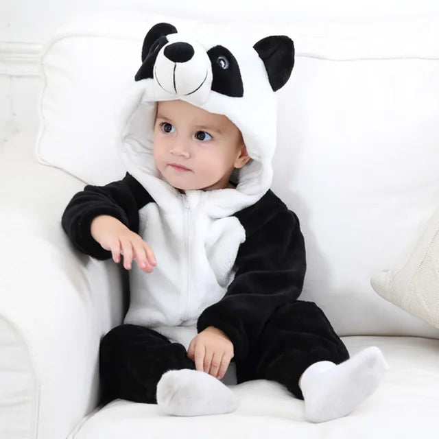 Niedlicher Tier-Motiv Babystrampler