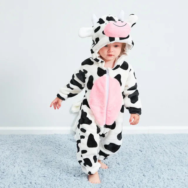 Niedlicher Tier-Motiv Babystrampler