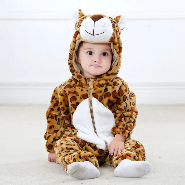 Niedlicher Tier-Motiv Babystrampler