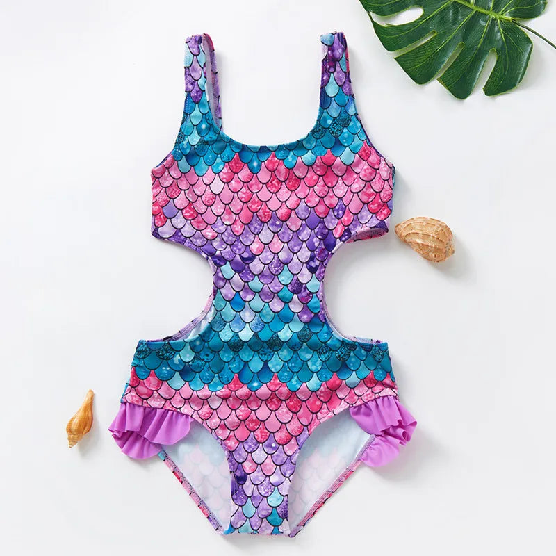 Meerjungfrauen Bikini Set – Glitzernder Schwimmspaß für Kinder