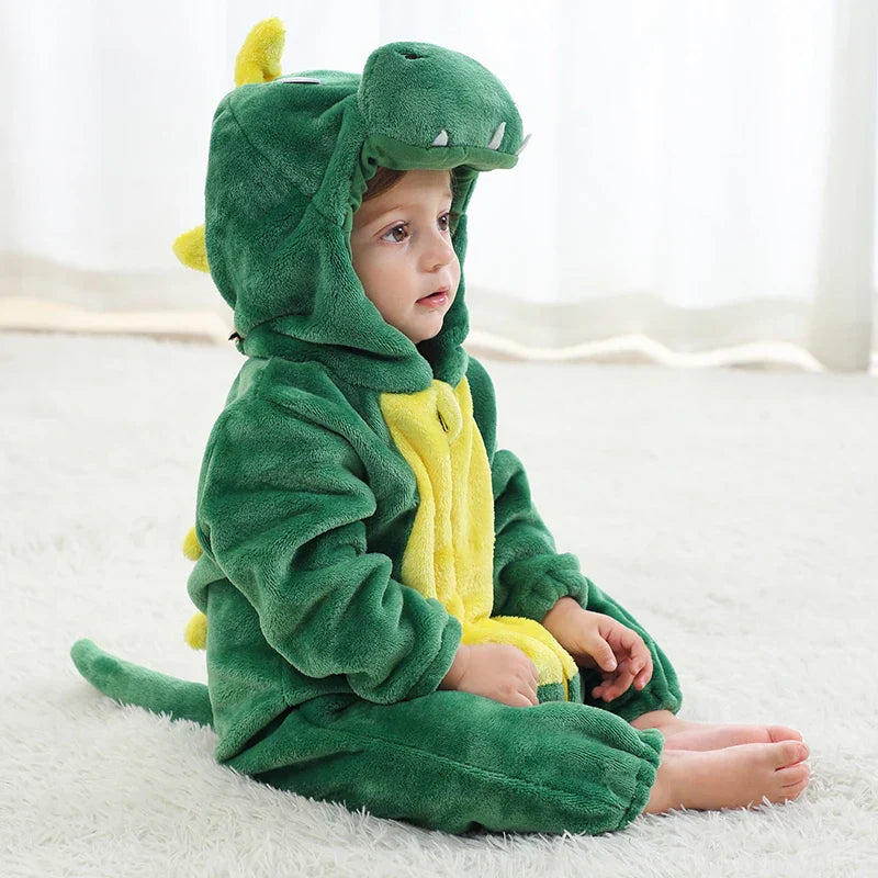 Niedlicher Tier-Motiv Babystrampler