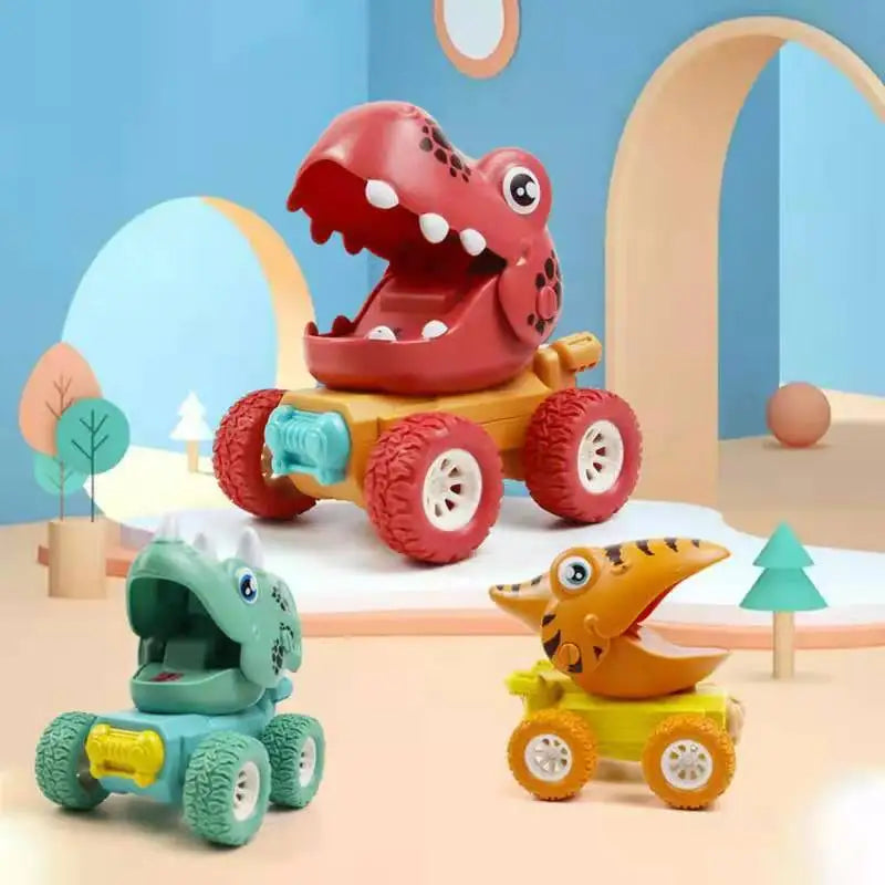 Dino-Fahrspaß – Spaßige Dinosaurier-Trucks für Kinder