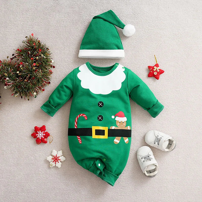 Kuscheliges Baby-Weihnachtskostüm – Für festliche Momente