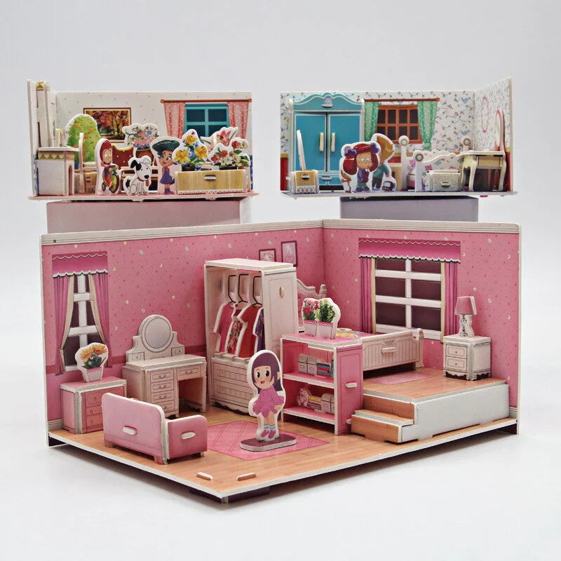 3D-Puzzle für Kinder – Traumhaus zum Bauen und Spielen
