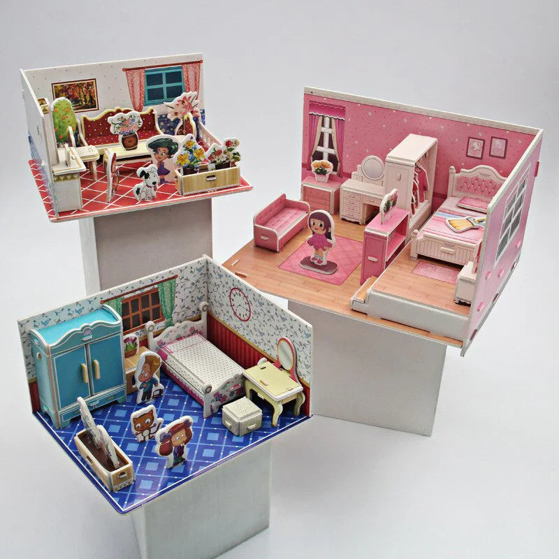 3D-Puzzle für Kinder – Traumhaus zum Bauen und Spielen