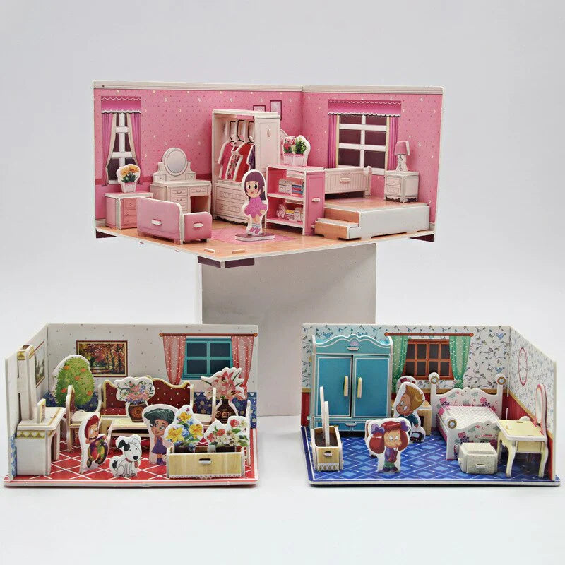 3D-Puzzle für Kinder – Traumhaus zum Bauen und Spielen