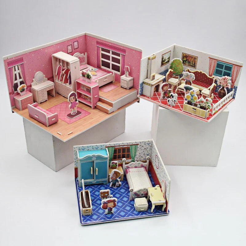 3D-Puzzle für Kinder – Traumhaus zum Bauen und Spielen