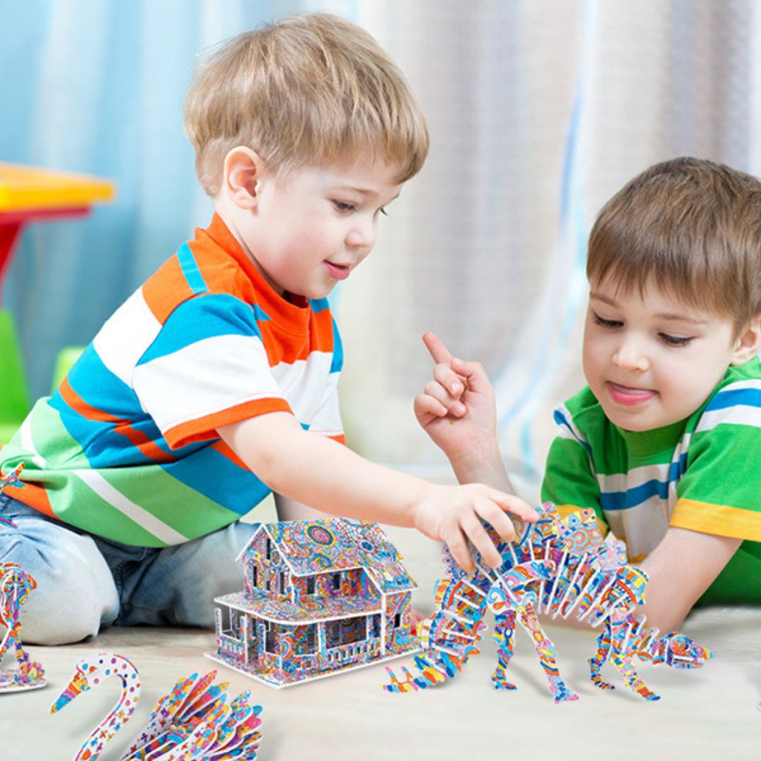 3D-Puzzle – Gestalten Sie Ihre eigene Skulptur (2+1 GRATIS)