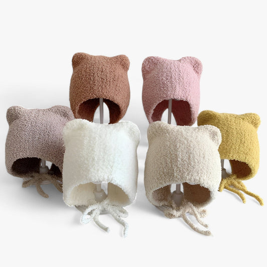 Kuschelige Baby Wintermütze mit Ohrenklappen – Wärmt sanft und sieht süß aus