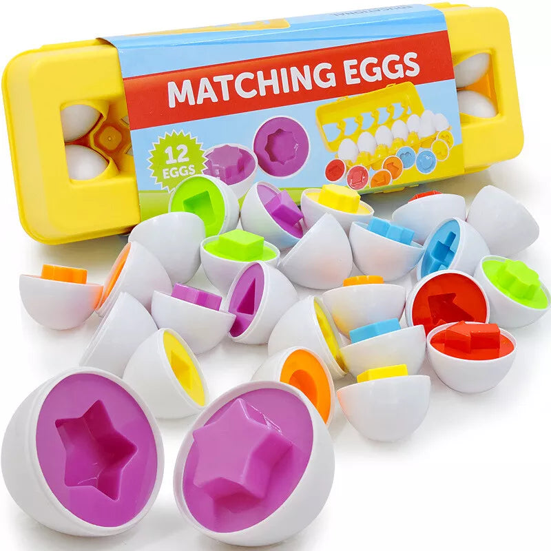 Buntes Lern-Eier-Set für Kinder