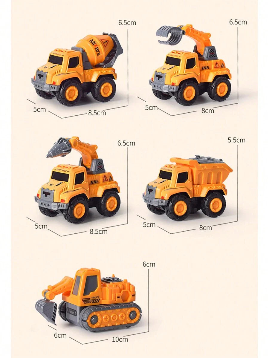 5-in-1 Transformer Auto Spielzeug Set
