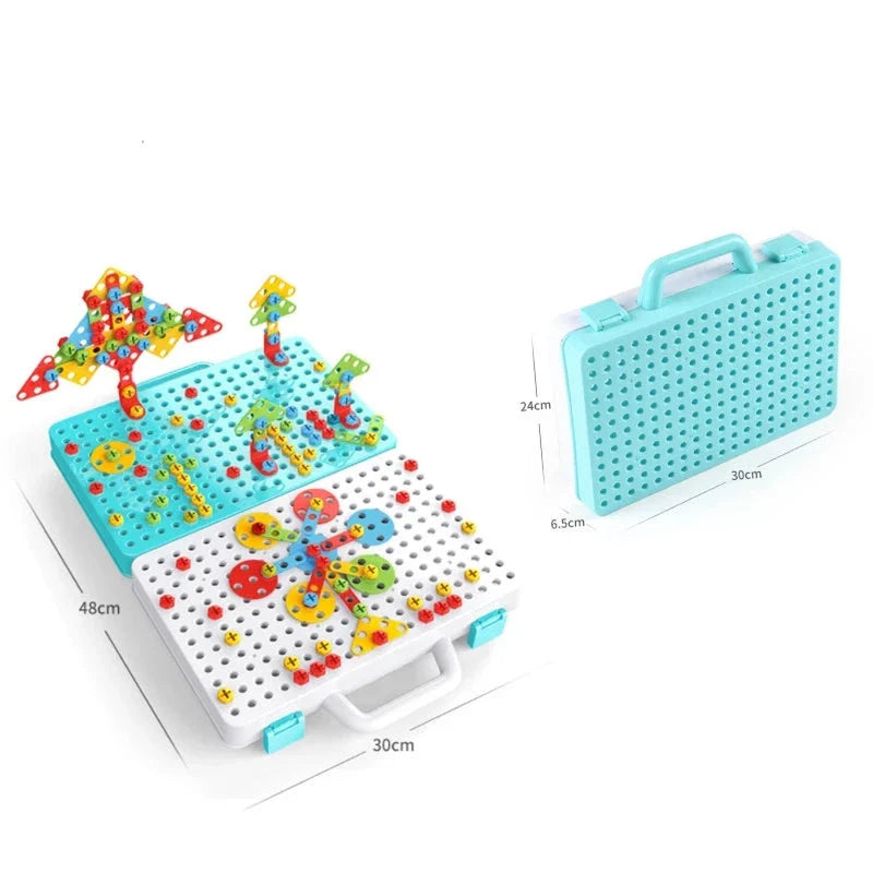 Schrauben Puzzle Spielzeug für kleine Entdecker