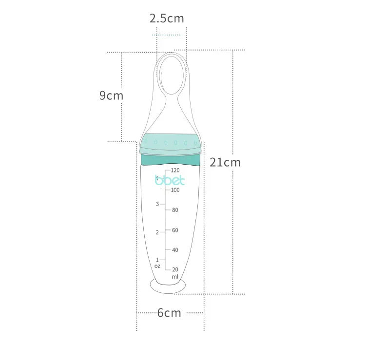 Ergonomischer Baby Futterlöffel für Einfaches Füttern