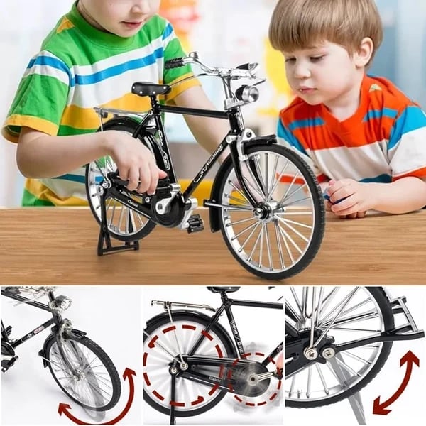 Miniatur-Modellfahrrad zum Selberbauen