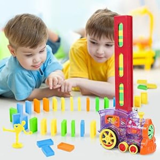 Automatische Domino-Lok – Perfekte Reihen für unvergesslichen Spaß