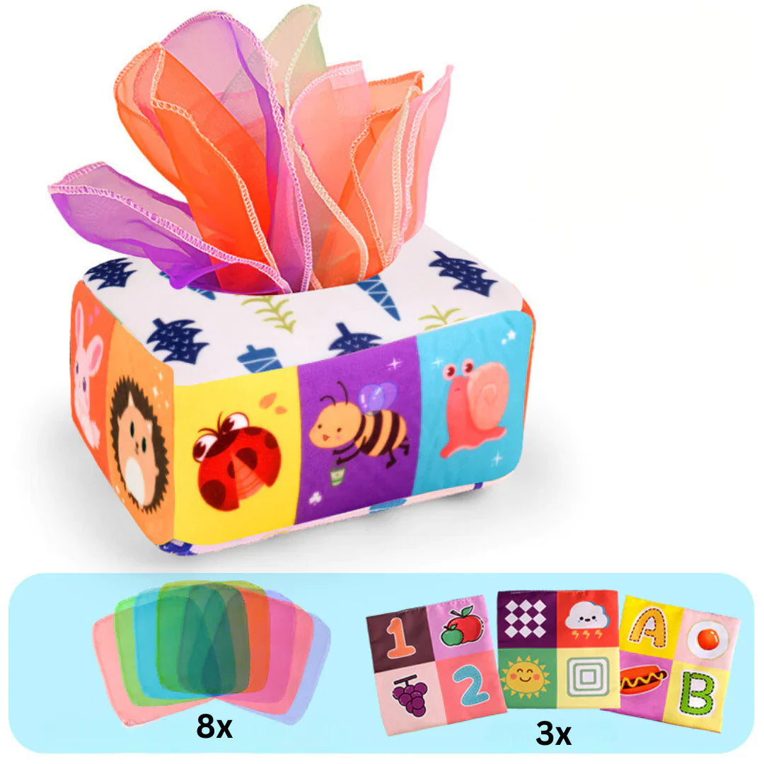Montessori Taschentuchbox aus Holz
