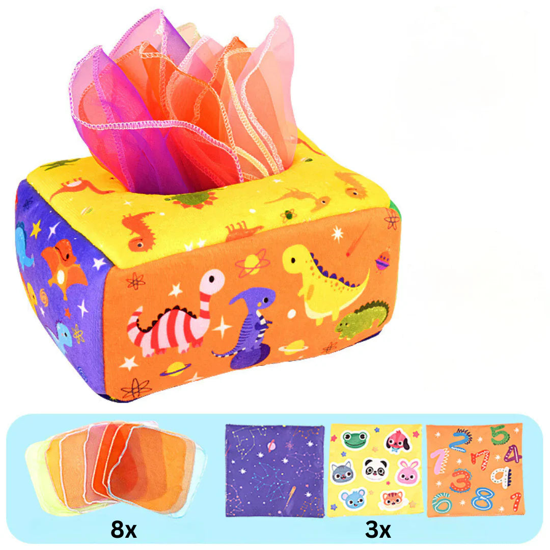Montessori Taschentuchbox aus Holz